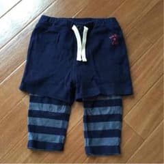重ね着風パンツ 80sizeのサムネイル
