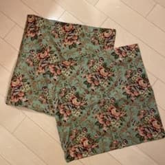薔薇柄　クッションカバー　2枚セット　45×45のサムネイル