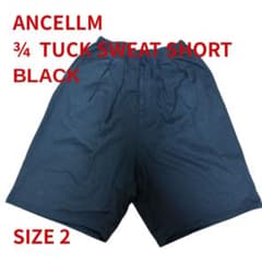 即日発送ANCELLM 25SS 3/4 TUCK SWEAT SHORTS 2 - メルカリ
