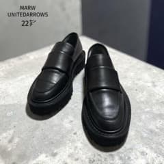 美品✨ マルゥ ユナイテッドアローズ 22㌢ ローファー オデットエ 