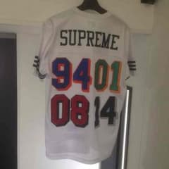 supreme championship football top S 白のサムネイル