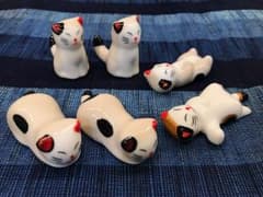 箸置き 猫 6匹セットのサムネイル