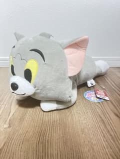 トムとジェリー トム 寝そべりぬいぐるみ 50cm 新品　タグ付き