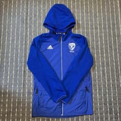 adidas ウインドブレーカー M ブルー アトランタ EAGLES 古着