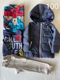 BREEZE 100 男の子 冬服 アウター&トップス2点&パンツ　まとめ売りのサムネイル