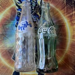 稀少　ヴィンテージ　昭和レトロ　ドンビーボトル コカ・コーラ 変形ガラス瓶 ドンビーボトル 変形瓶 コカ・コーラ 昭和レトロ コーラ瓶