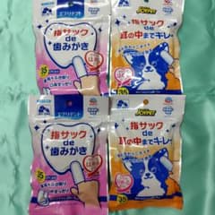 アースペット 歯みがきと耳そうじ指サック 各2袋セットのサムネイル