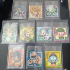 ドラゴンボールウエハース　シール　W1弾10枚セットのサムネイル