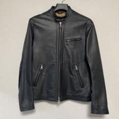 h*b様 CINQUANTA / スタンドカラー シングルライダースジャケット BEAMS F（ビームスF）CINQUANTA / スタンドカラー シングルライダース