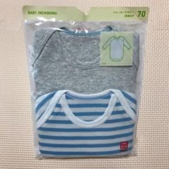 ユニクロベビー　ロンパース 70のサムネイル