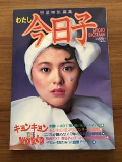 小泉今日子　写真集　わたし今日子　昭和アイドル　昭和