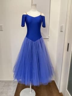 【⭐︎断捨離中⭐︎】社交ダンス用 ロイヤルブルー ロングドレスのサムネイル