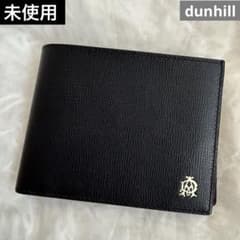 未使用　dunhill２つ折り財布 ベルグレイブ レザー 黒×濃赤 未使用 dunhill2つ折り財布 ベルグレイブ レザー 黒×濃赤 - メルカリ