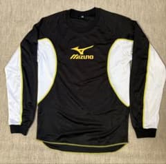MIZUNO 陸上競技用 長袖シャツ ブラック ホワイト イエロー Ｓサイズのサムネイル