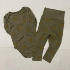 くま柄 ロンパース パンツ セットアップのサムネイル