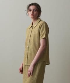 Steven Alan＞クレープ チェック ハーフスリーブ シャツ - メルカリ