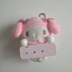 マイメロディ ぬいぐるみ ストラップ付き - メルカリ