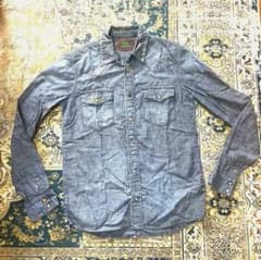 【美品】R.H. Vintage デニムシャツMのサムネイル
