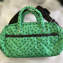 LeSportsac ボストンバッグ キルティング ハート柄 - メルカリ