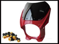 ビキニカウル 180φ レッド スクリーンボルトゴールド付属 - メルカリ