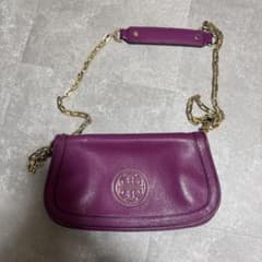 TORY BURCH パープル チェーン ショルダーバッグのサムネイル