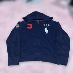 Polo Ralph Lauren ビッグポニー 短丈 ジップパーカー Y2K - メルカリ