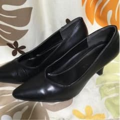 【ヒール修理済み】パンプス 黒のサムネイル