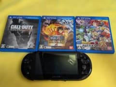 すぐ遊べるセット】PS Vita 本体 ブラック ソフト3本付き - メルカリ
