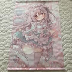 桃豆こまもち 直筆サイン複製色紙 代理ちゃん 限定 和メイド 桃豆こまもちB2タペストリー 和メイドみんとちゃん - メルカリ