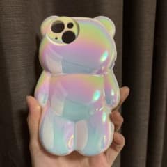 【新品】クマ型 iPhoneケース 15 「ブラックペッパー様 専用」のサムネイル