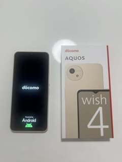 docomo AQUOS wish 4 ホワイト - メルカリ