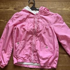 bon voyage フリル付きピンクジャケット 130のサムネイル