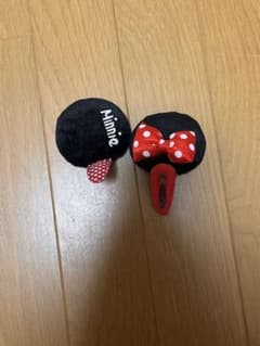 Disney ミニーマウス ヘアクリップ 2個セットのサムネイル