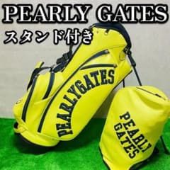 PEARLY GATES パーリーゲイツ キャディバッグ ロゴ 89 イエロー - メルカリ