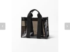 Meravelミーラベル Clear multi-useBag S ブラック Meravelミーラベル Clear multi-useBag S ブラック - メルカリ