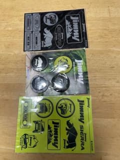 ジムニー缶バッチ　ステッカー　セットのサムネイル