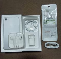 iPhone純正イヤホン&ケーブル&電源アダプターほか5点セット - メルカリ