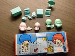 底値【当時物1976年】森永 サンリオ キキララ チョコ箱付き 食玩 昭和