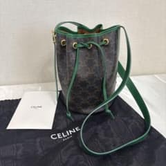 セリーヌ　スモール ドローストリングバッグ / トリオンフキャンバス CELINE（セリーヌ） ショルダーバッグ Small Drawstring スモール