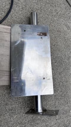 デコトラ レトロ 中型 セット物 ナンバーアンドン ステー ステンレス 