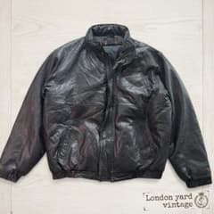 90s 初期タグ Eddie Bauer レザーグースダウンXL#889 - メルカリ