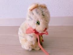 HERMANN Cat Antique Stuffed Animal Vintage