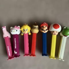 ペッツディスペンサー 7体セット キャラクター PE2 マリオシリーズ
