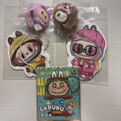 LABUBU 素材本 ステッカー ぬいぐるみ セットのサムネイル
