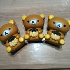 リラックマ　プニプニぬいぐるみ３体セットのサムネイル