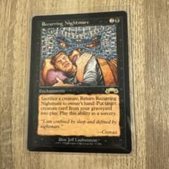 美品】MTG Recurring Nightmare 英語版（繰り返す悪夢） - メルカリ