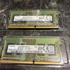 SAMSUNG ノートPC用メモリ 4GB 2枚セット 計8GB - メルカリ