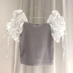 【dazzlin】ショルダーボリュームフリルカットプルオーバーのサムネイル
