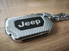 ジープ JEEP メタルキーケース、シルバーのサムネイル