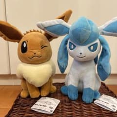 ポケットモンスター　もすぐっとぬいぐるみ　２点セット　イーブイ　グレイシアのサムネイル